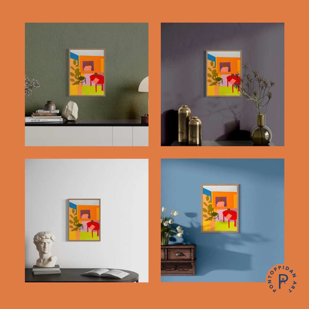 Rootlessness & Stagnation II - Painting 30x40 cm - ASK FOR PRICE