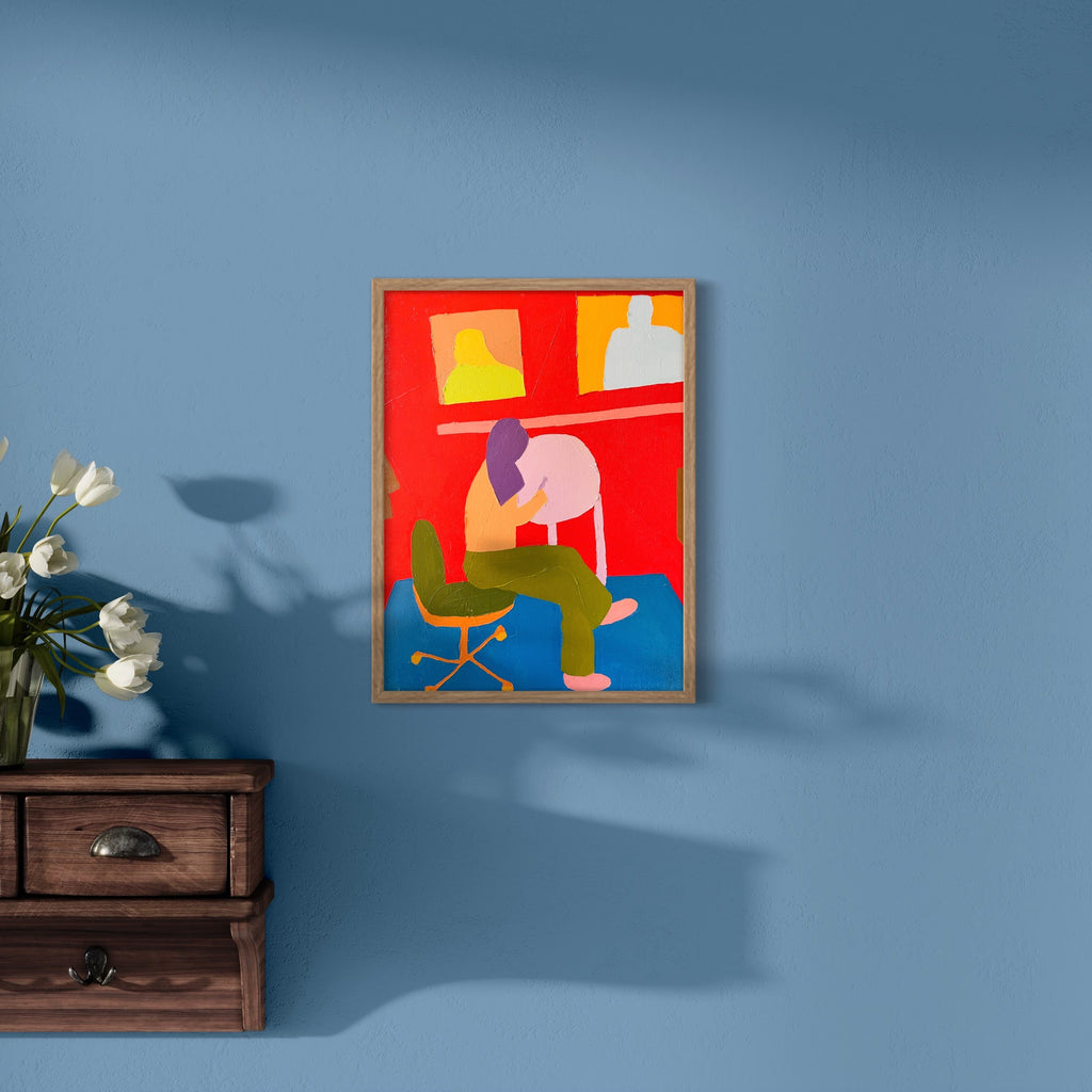 Rootlessness & Stagnation V - Painting 30x40 cm - ASK FOR PRICE