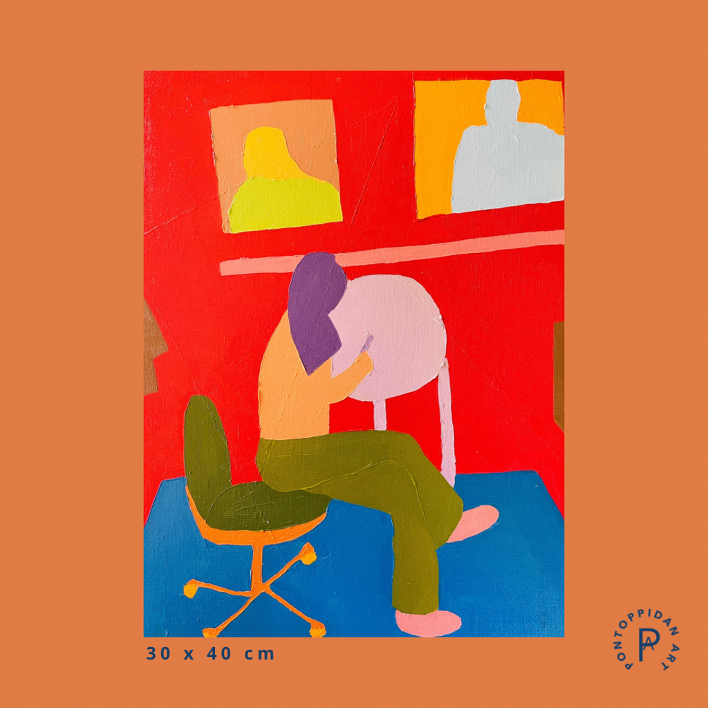 Rootlessness & Stagnation V - Painting 30x40 cm - ASK FOR PRICE