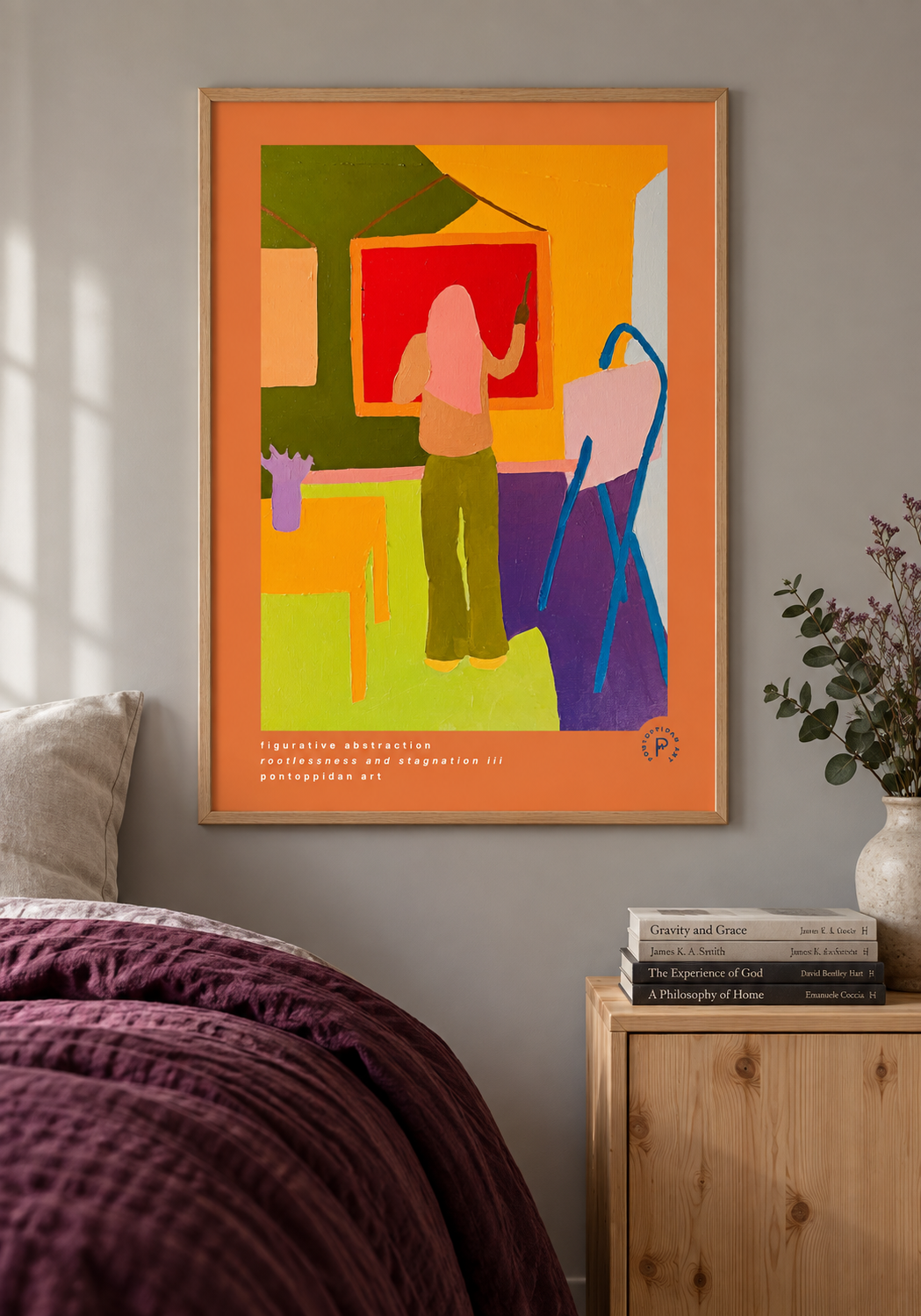 Rootlessness & Stagnation III — Signatur i interiør — Pontoppidan Art