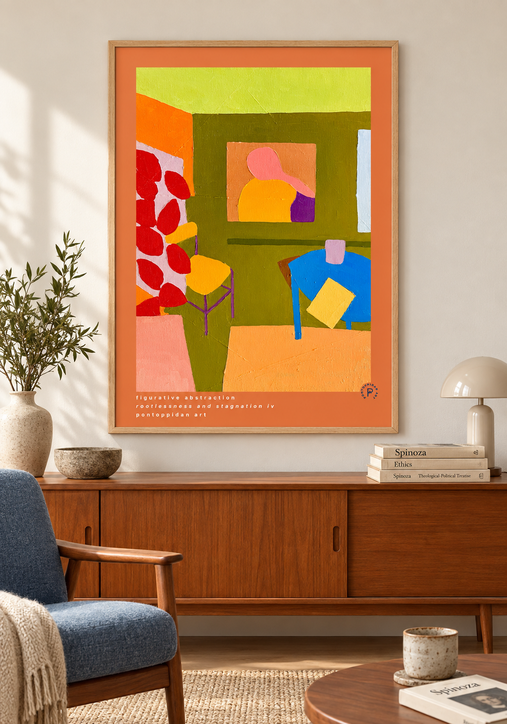 Rootlessness & Stagnation IV — Signatur i interiør — Pontoppidan Art