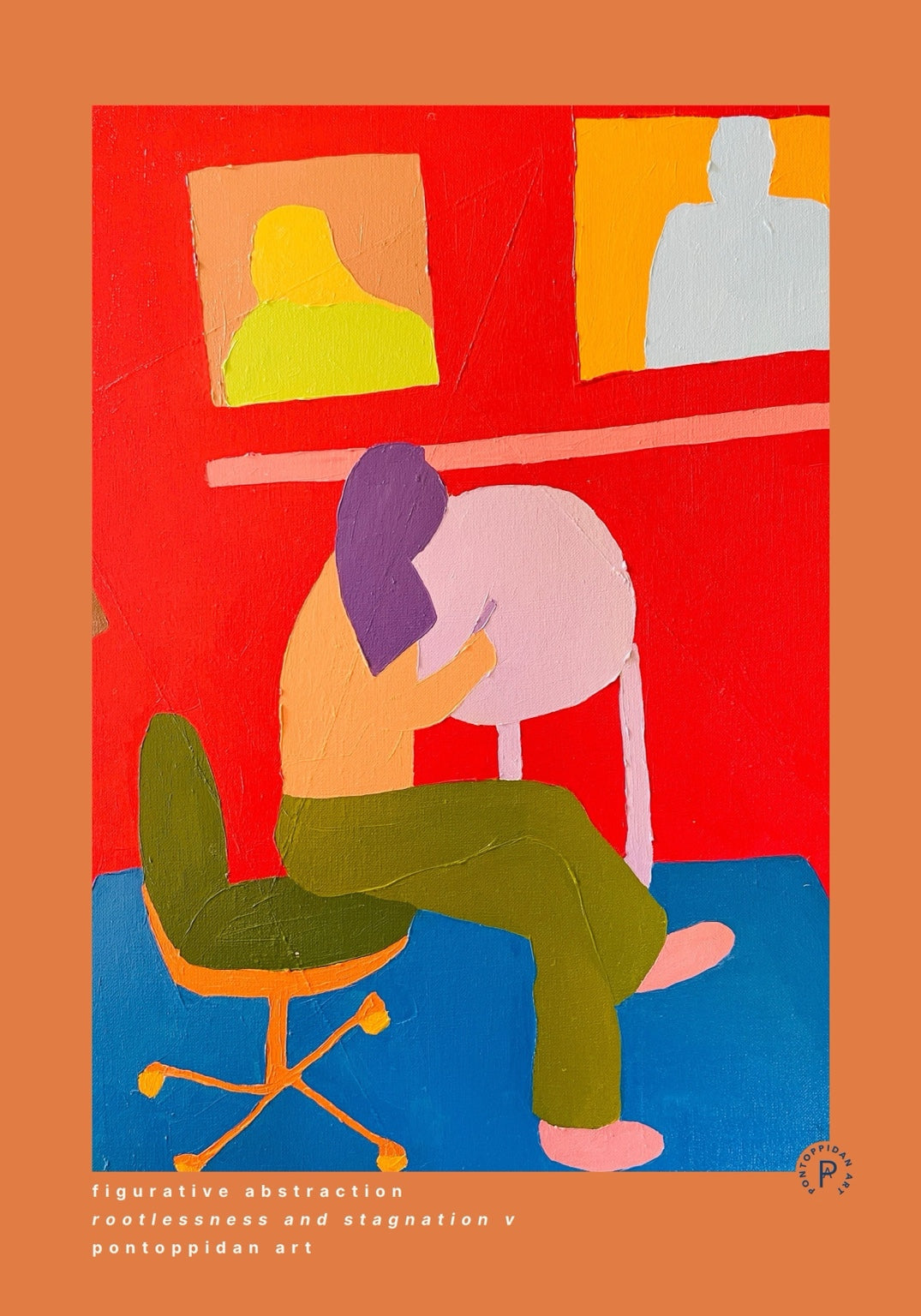 Rootlessness & Stagnation V – kunstplakat, Signatur
