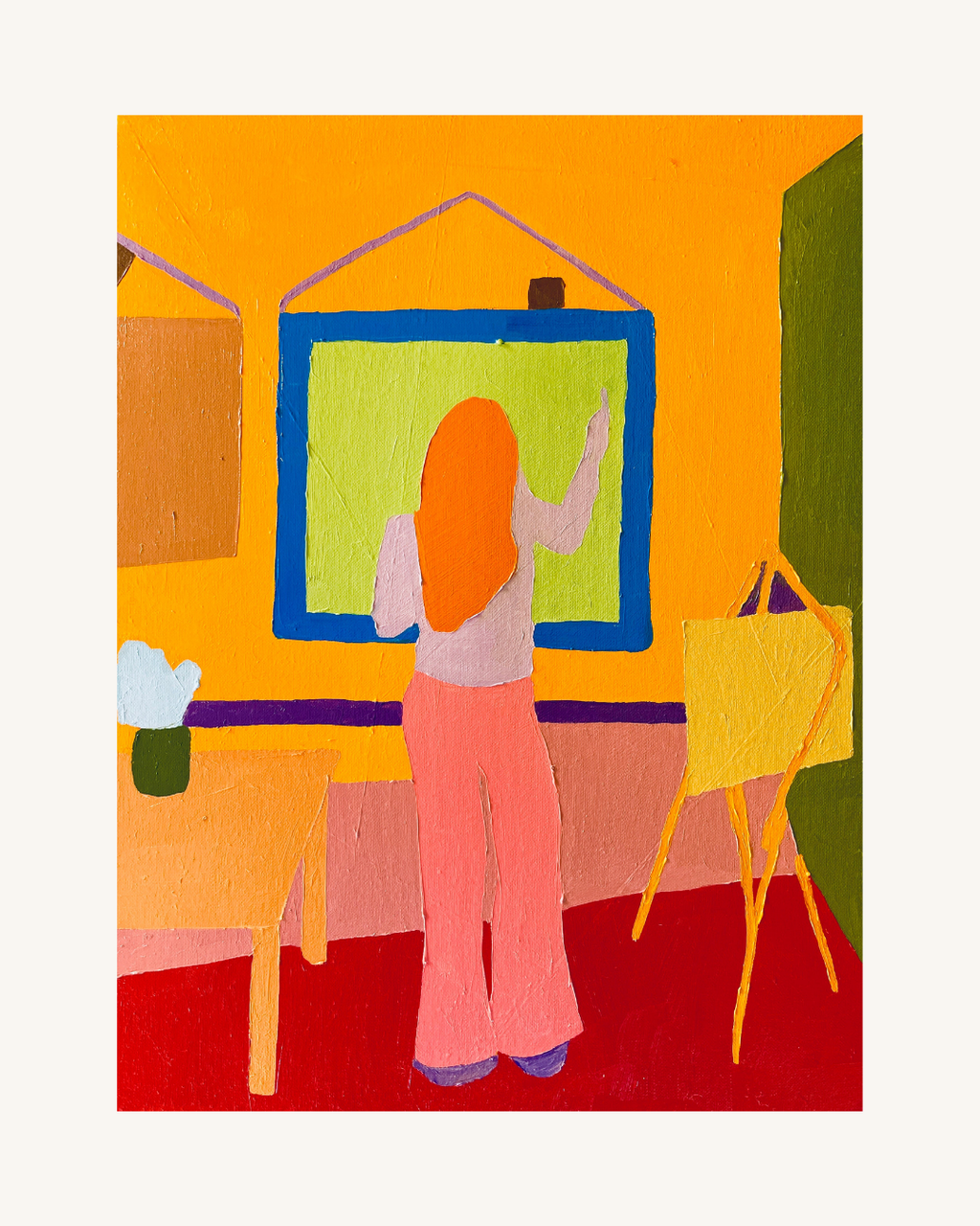 Rootlessness & Stagnation I - Painting 30x40 cm - ASK FOR PRICE