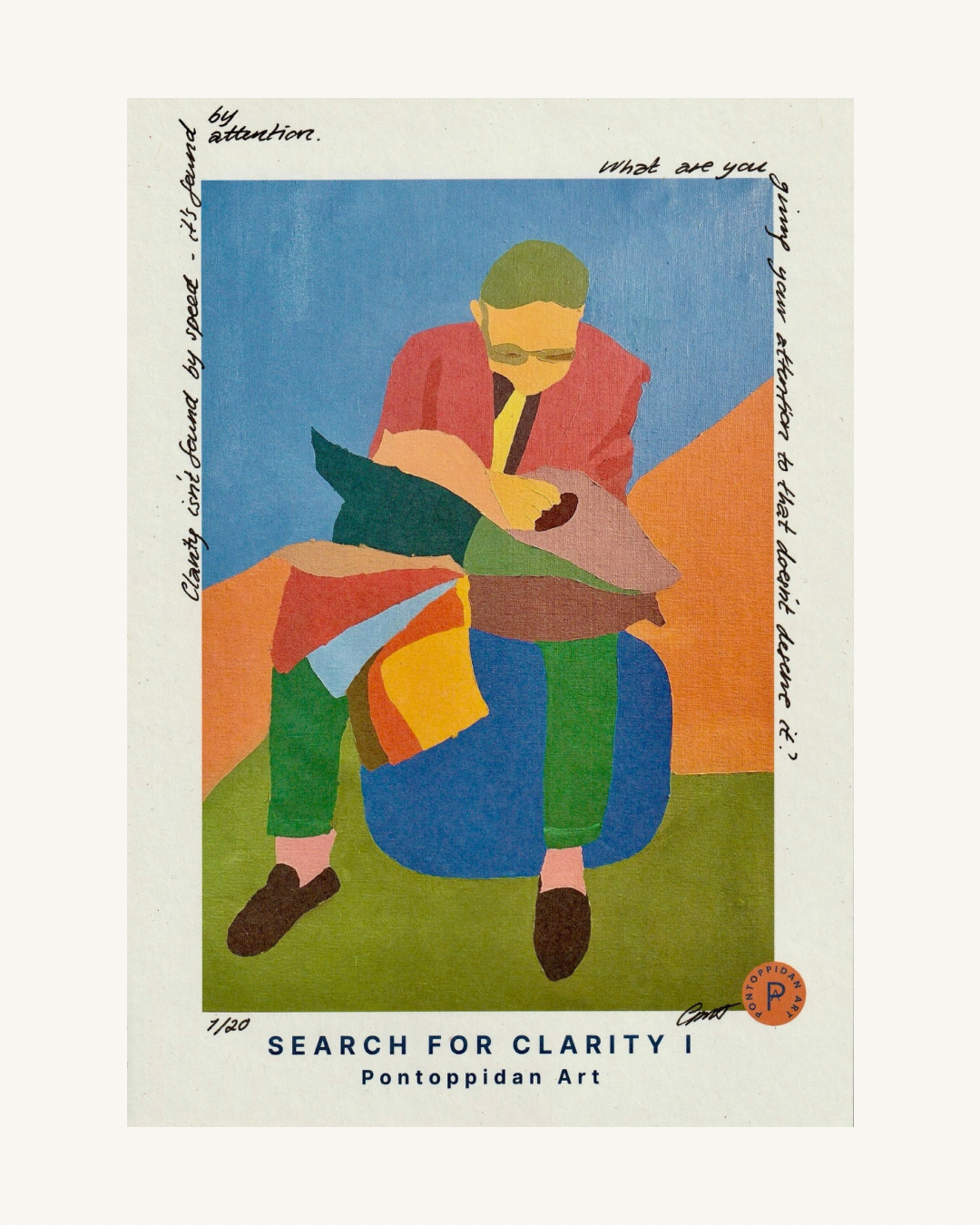 Search for Clarity I - Filosofisk Limited Edition Kunstkort A5