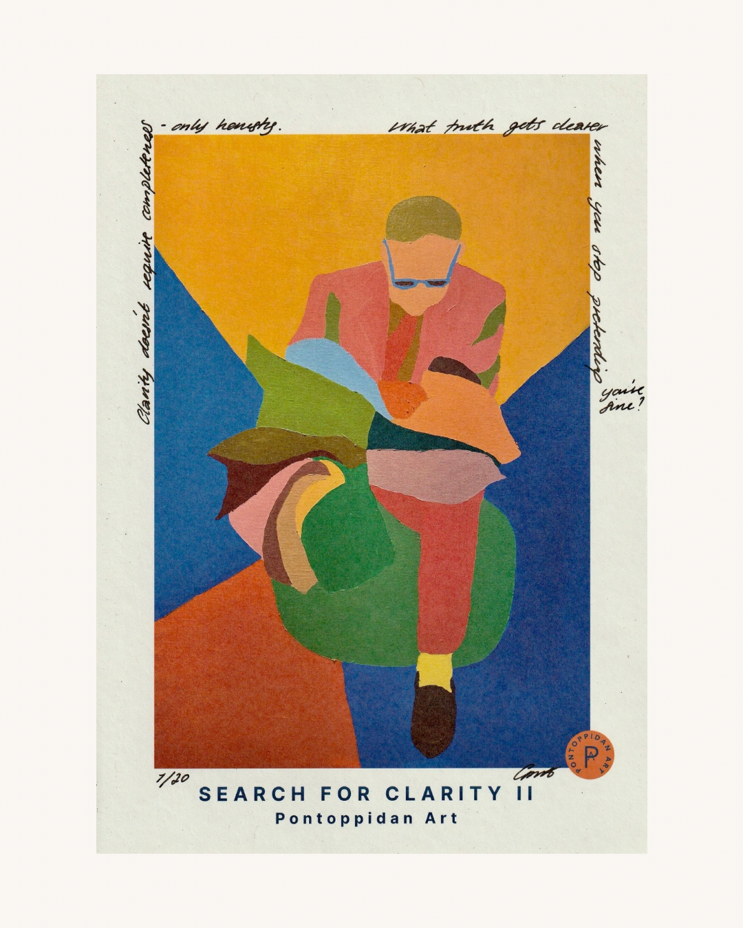 Search for Clarity II - Filosofisk Limited Edition Kunstkort A5