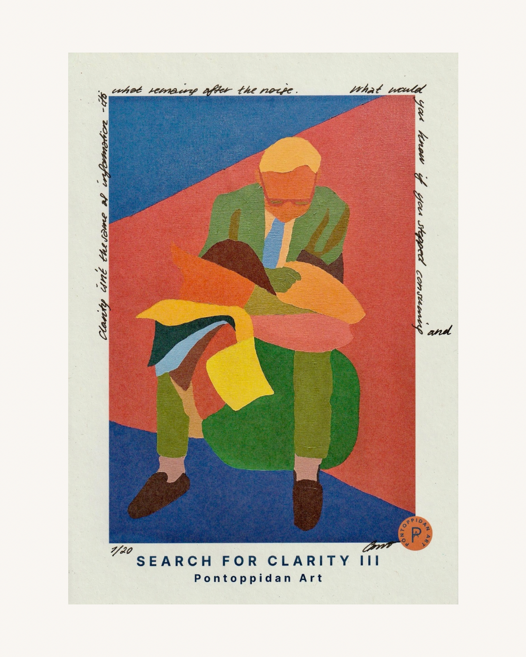 Search for Clarity III - Filosofisk Limited Edition Kunstkort A5