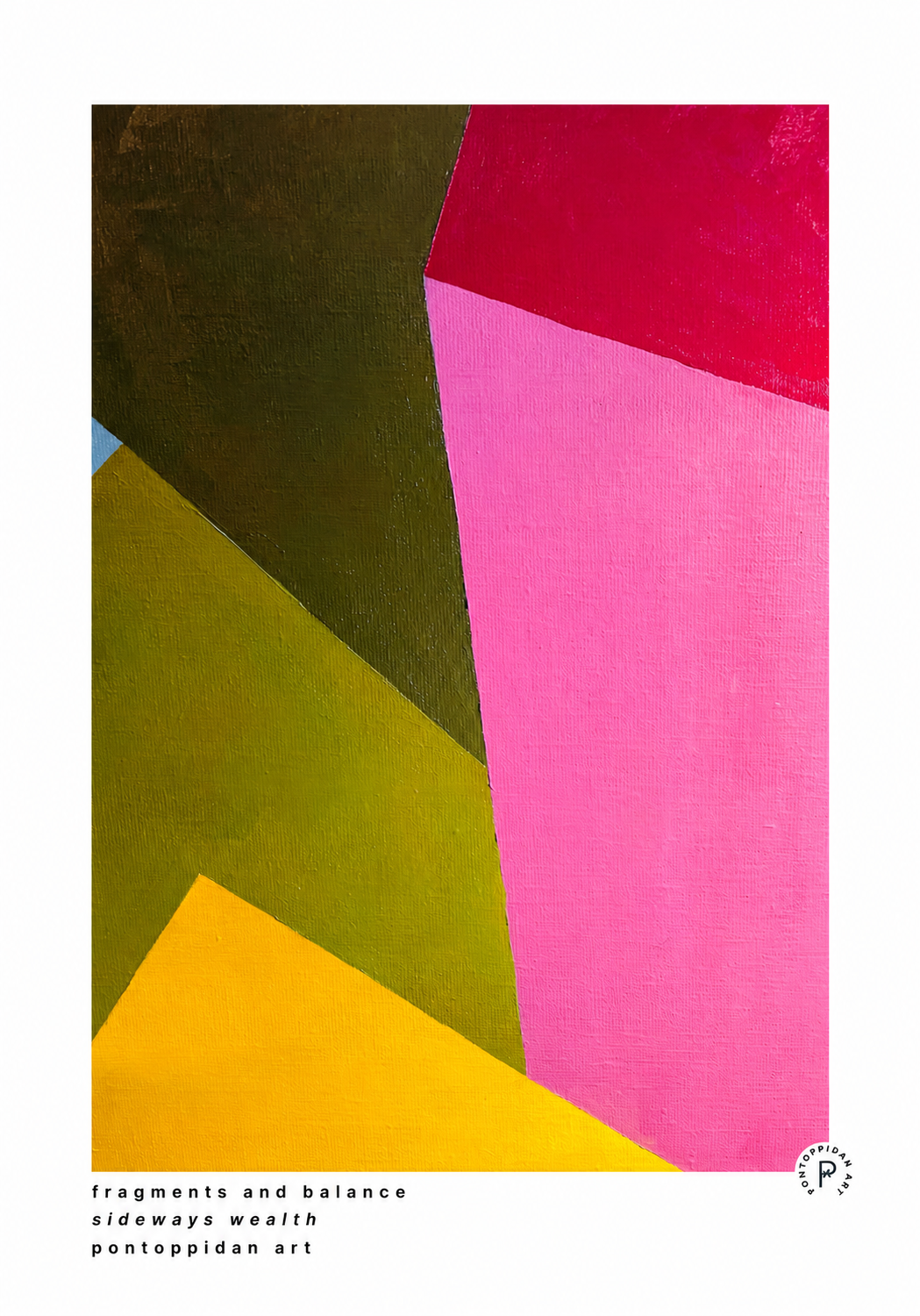 Sideways Wealth — Klassisk med hvid kant — Pontoppidan Art