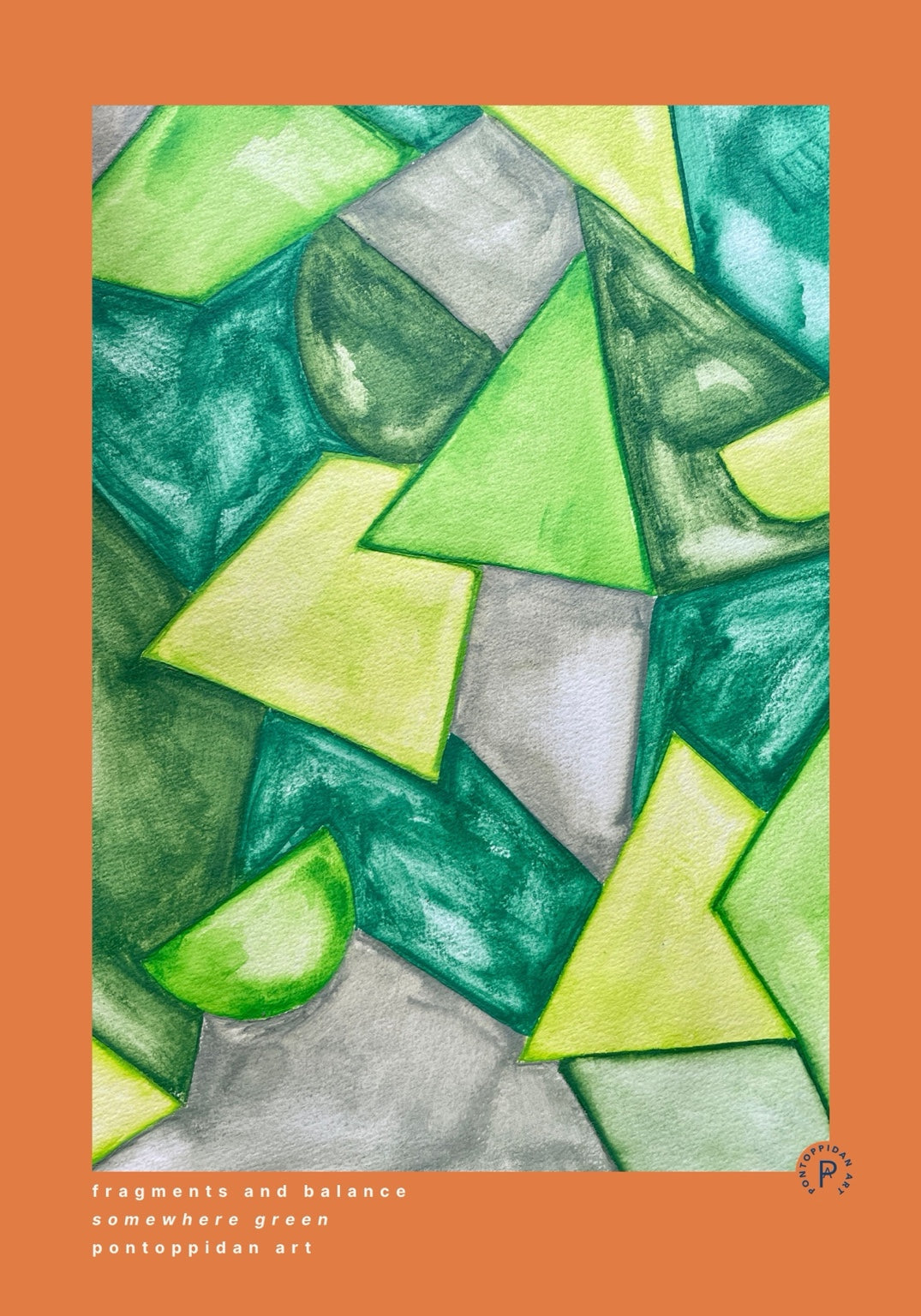 Somewhere Green — Signatur — Pontoppidan Art