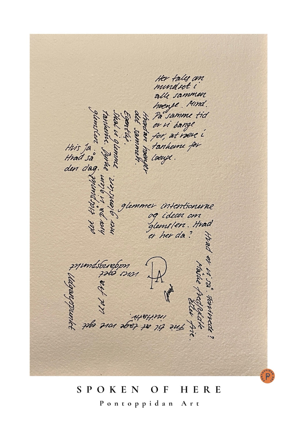 Spoken of Here — Klassisk — Pontoppidan Art