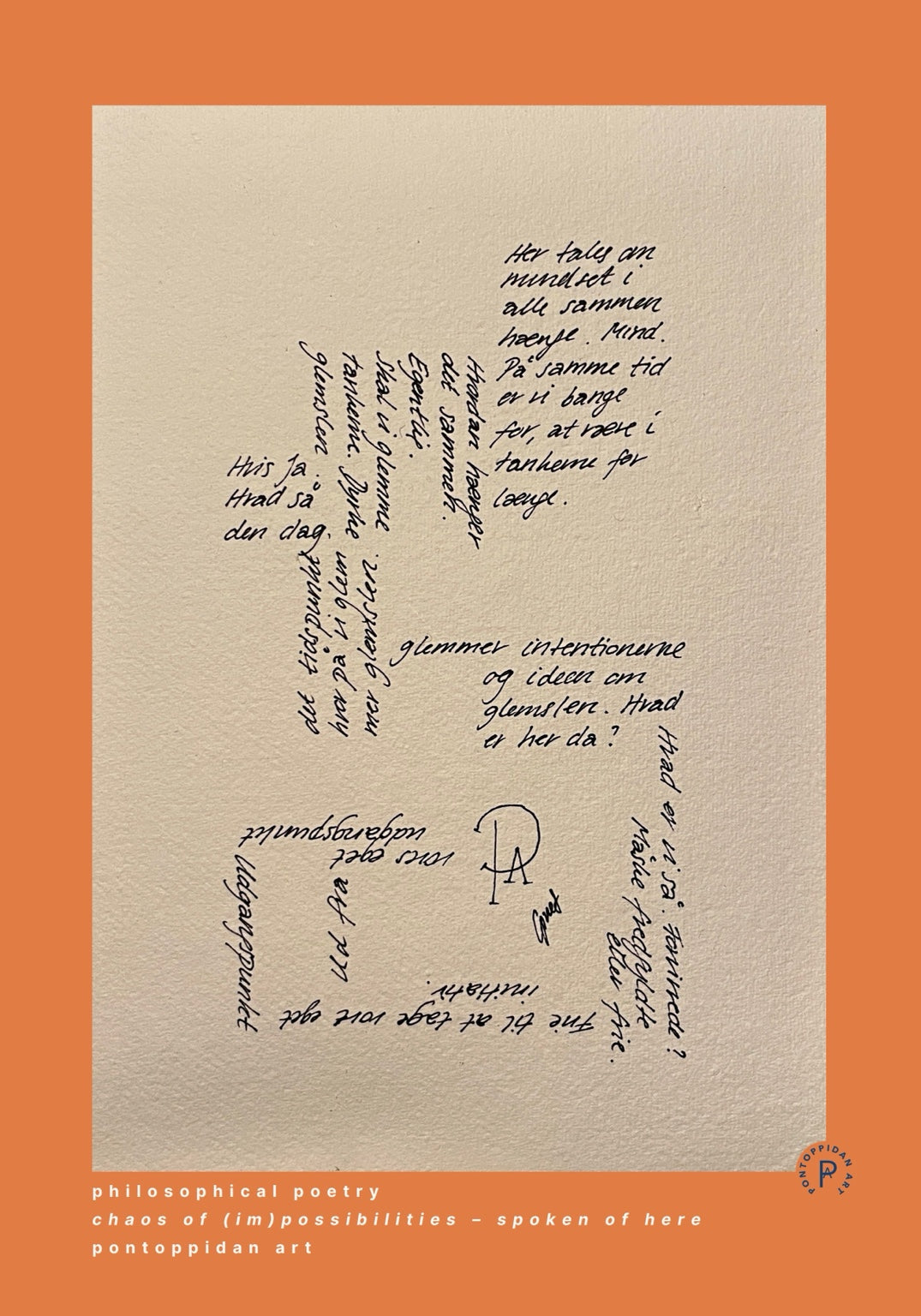 Spoken of Here — Signatur — Pontoppidan Art