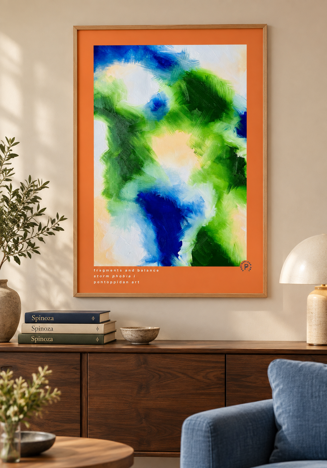Storm Phobia I — Signatur i interiør — Pontoppidan Art