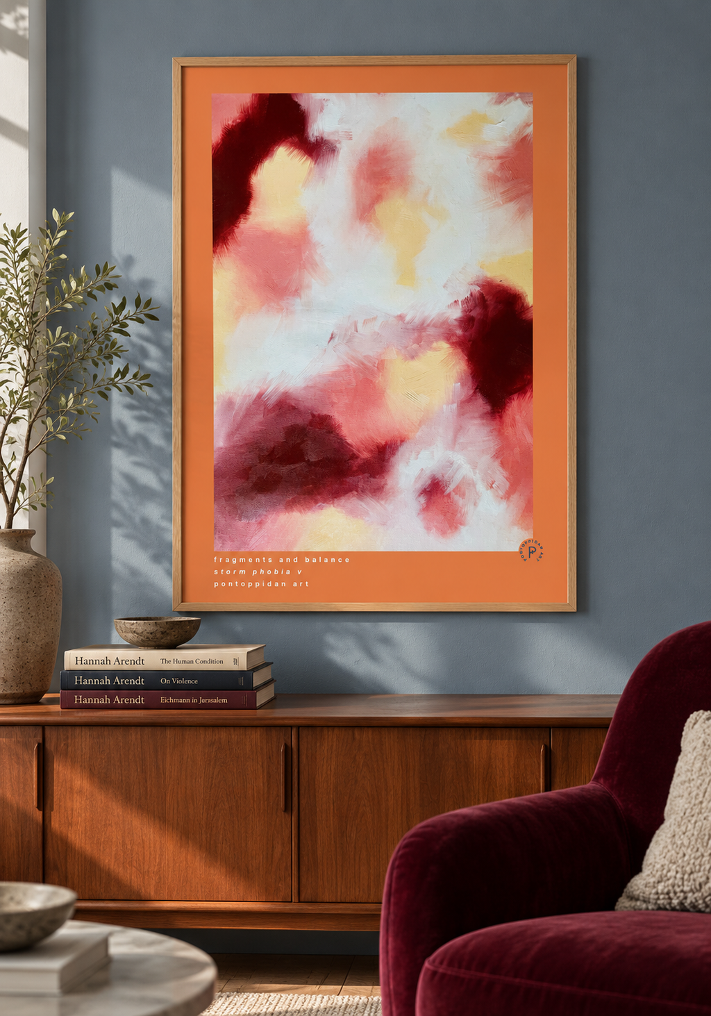 Storm Phobia V — Signatur i interiør — Pontoppidan Art