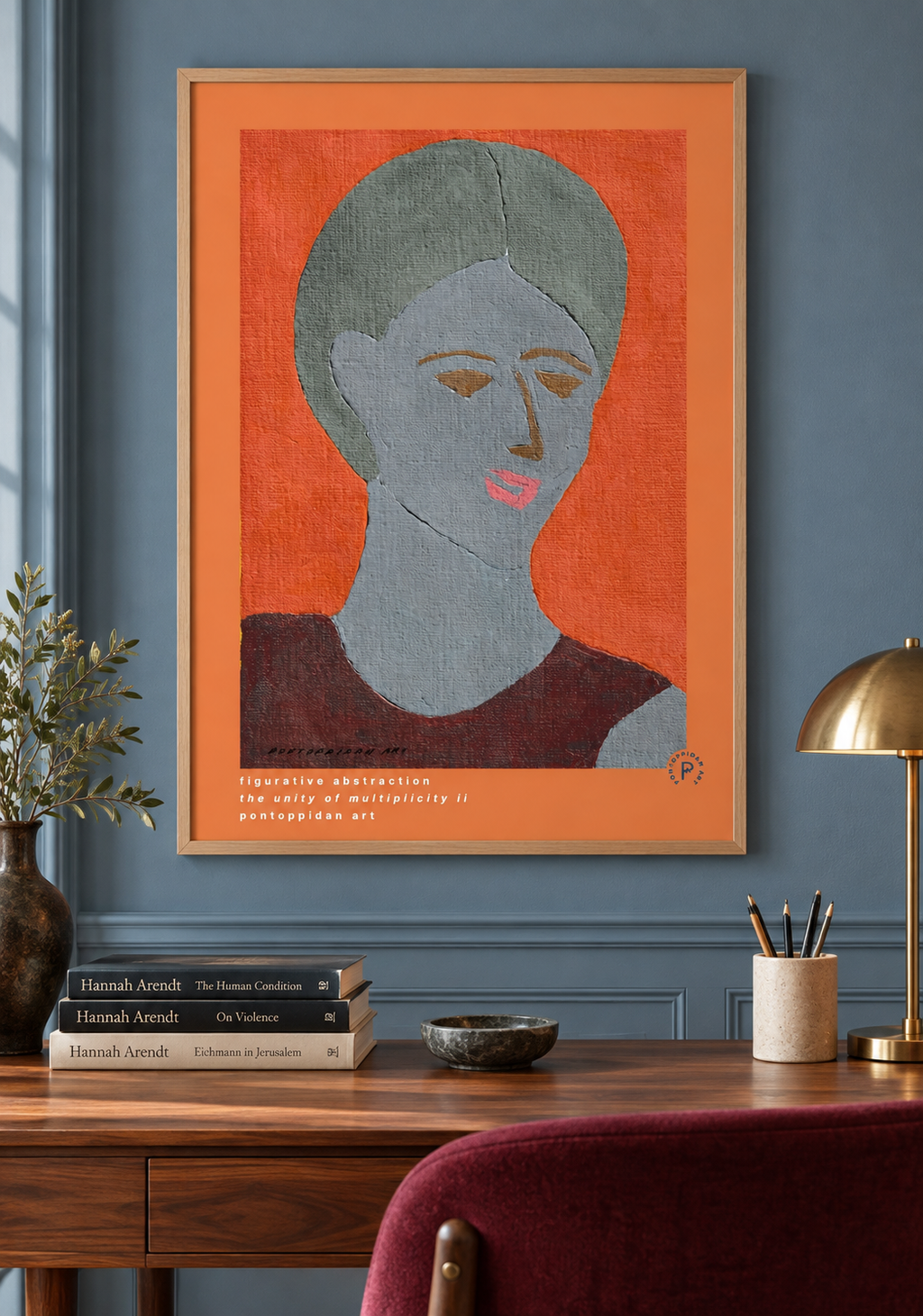 the Unity of Multiplicity II — Signatur i interiør — Pontoppidan Art