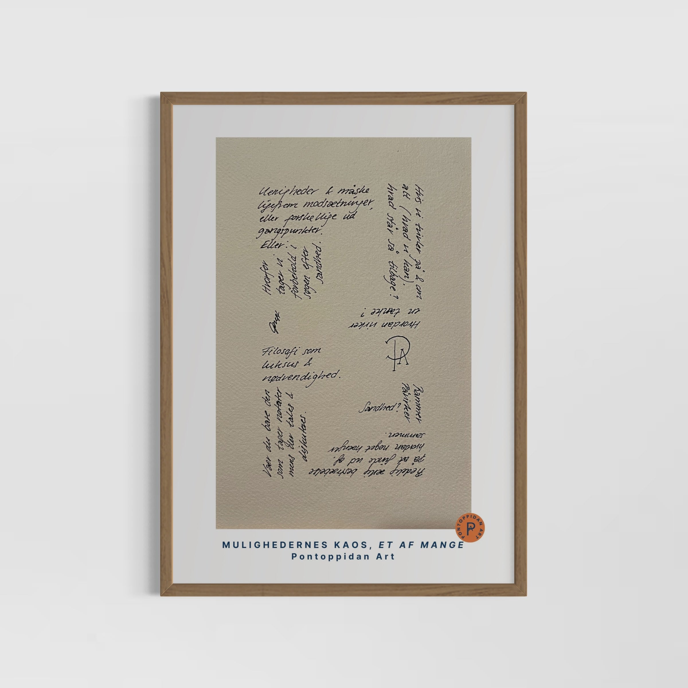 Uenigheder & måske - Limited edition kunsttryk