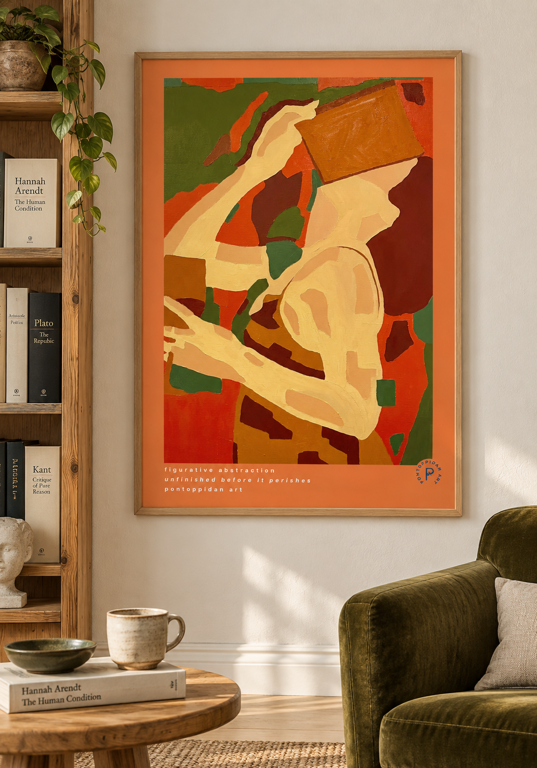 Unfinished Before it Perishes — Signatur i interiør — Pontoppidan Art