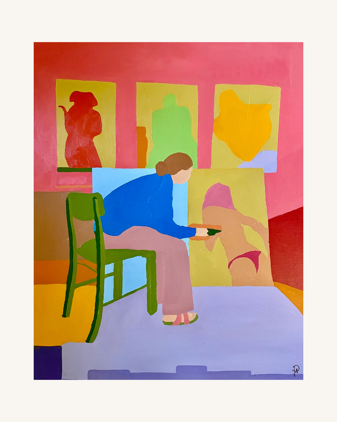 What We See as Who We Are - Unikt værk 70x90