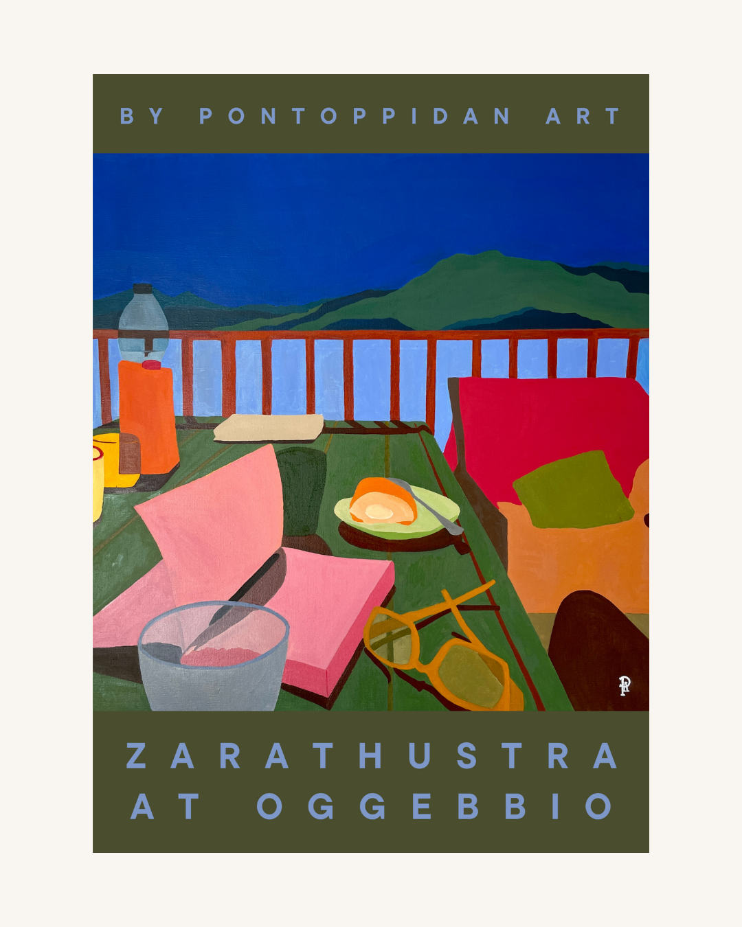 Zarathustra at Oggebbio - Limited edition kunsttryk